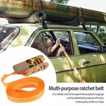 4 шт. 4 м натяжитель с храповым механизмом для автомобильного грузового ремня, фиксированная веревка, ремень с храповым механизмом, регулируемая металлическая пряжка для мотоцикла, грузовика