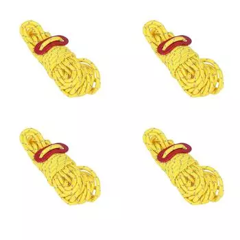 4 шт. 4 мм светоотражающий трос для палатки, высокопрочный легкий походный шнур для гамаков на открытом воздухе