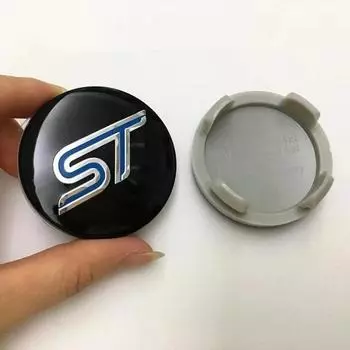 4 шт. 54 мм Колпачки на центр колеса автомобиля Крышки ступицы диска Эмблема Логотип Значок Для ford Fiesta Focus Fusion Mondeo