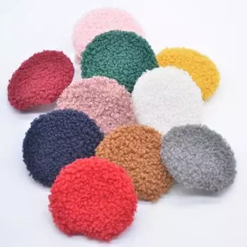 4 шт. 60*55 мм мягкие плюшевые уши аппликации DIY ремесла патчи орнамент для скрапбукинга аксессуары коричневый