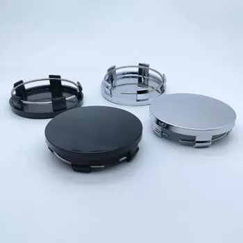 4 шт. 60 мм колпак ступицы колеса автомобиля универсальный ABS автомобильный обод шины крышка авто без логотипа значок внешний стиль аксессуары чёрный