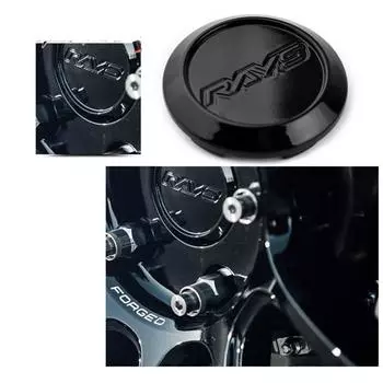 4 шт., 64 мм, колпаки для центра колеса автомобиля с лучами, крышка для Volk Japan Racing Wheels ZE40, автостайлинг, колпачок ступицы обода