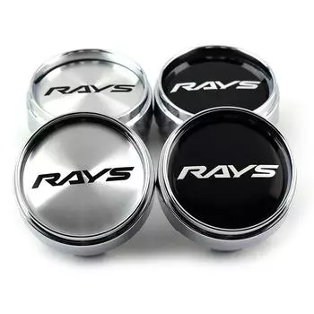 4 шт. 66 мм серебряные колпаки для центральной ступицы колеса автомобиля, эмблема с лучами для гоночного колеса Rays Volk серебряный
