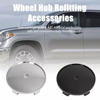 4 шт. 68 мм автомобильные хромированные колпаки на колеса с автоматическим покрытием пыленепроницаемые ободья стильные настраиваемые 4pcs чёрный