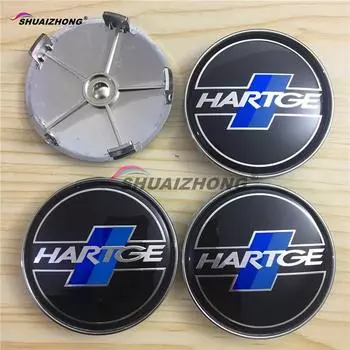4 шт., 68 мм, логотип HARTGE, автомобильная эмблема, колпачок центральной ступицы колеса, колпаки для значков колес