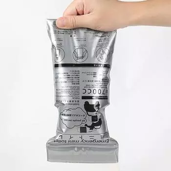 4 шт 700 мл аварийный автомобильный мочеприемник мешки для рвоты мини-туалет мобильные туалеты