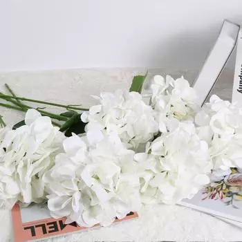4 шт. 72 см искусственные шелковые цветы гортензии на длинном стебле большие искусственные цветы гортензии для высокой вазы свадьба детский душ вечеринка домашний стол центральные украшения декор белый