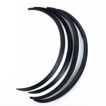 4 шт. 73*2,5 см отделка из волокна для автомобиля, отделка колес, бровей, арок, губ, полоска, протектор крыла, высококачественные внешние аксессуары для автомобиля CHINA