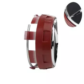 4 шт. 75 мм центральная крышка обода колеса значок логотип в стиле Mer+ced+es красный