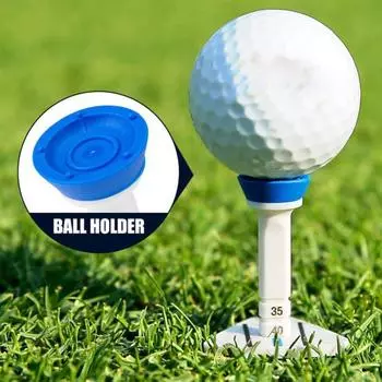 4 шт., 77 мм, футболка для гольфа, 5 уровней, позиционирование, регулируемая по высоте линия прицеливания, круглый держатель для мяча, тренировочное пособие для гольфа, шипы, аксессуары для гольфа 4pcs