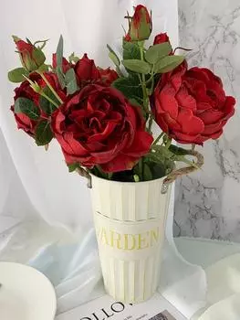 4 шт., 80 см, искусственные розы, искусственные розы с длинными стеблями, реалистичная искусственная роза для дома, свадьбы, цветочный праздничный стол, декор для гостиной, свадебный букет белый