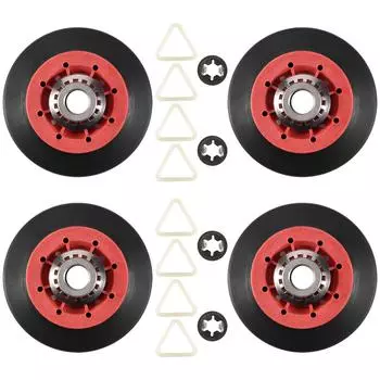 4 шт. 8536974 ролик барабана сушилки подходит для Whirlpool, Kenmore - заменяет 8536974, 8536973, W10314171, WPW10314173, PS11752609 CHINA