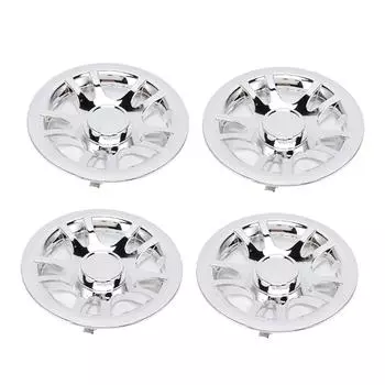 4 шт. 8-дюймовые колпачки ступицы для гольф-кара, хромированные колпаки для колес, защита обода для EZ?GO Гольф-кар