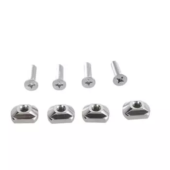4 шт. 8 мм/6 мм монтажные Т-образные гайки и винты Замена Монтажные Т-образные гайки для гидрофойла Винты для гидрофойла для серфборда Прочные 6SP