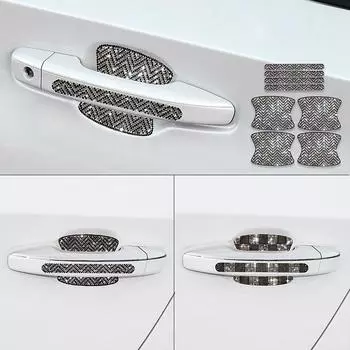 4 шт./8 шт. Автомобильная дверная чаша, антицарапающая наклейка, дверная ручка, защитная наклейка, пленка с бриллиантами, автомобильные аксессуары для девочек и женщин
