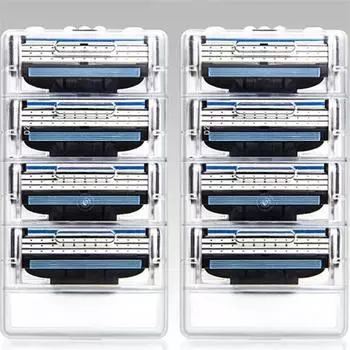 4 шт./8 шт. лезвия для бритвы Giulietta, подходят для мужчин, 3 лезвия, кассеты для бритья, мужские лезвия для бритья, Mache 3