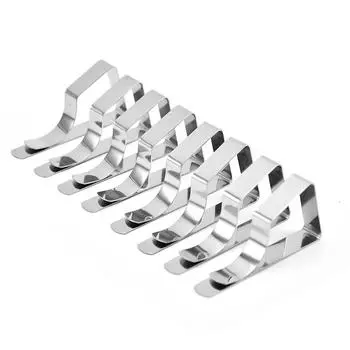 4 шт./8 шт. зажим для скатерти из нержавеющей стали трапециевидный зажим для скатерти из нержавеющей стали 4Pcs