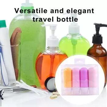 4 шт., 90 мл, дозирующая бутылка, герметичные дорожные бутылки, силиконовый сжимаемый контейнер для жидкости для A