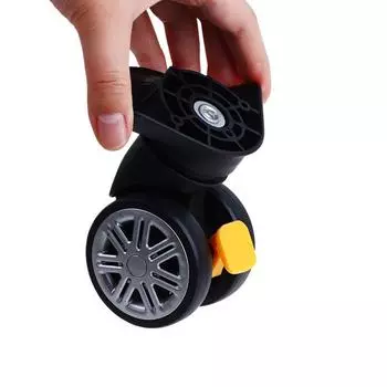 4 шт. A19 бесшумный двухрядный большой чемодан на колесах, универсальные поворотные колеса на 360 градусов, инструменты для тележки as the picture