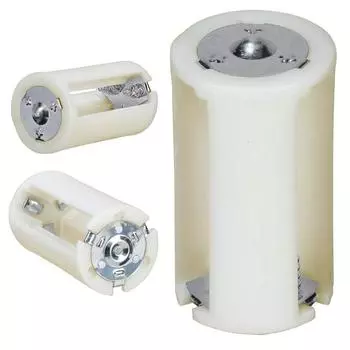 4 шт. AA - D батарейный блок высокого качества 3x AA - D размер батарейный адаптер конвертер держатель переключатель чехол коробка для хранения батарей бежевый