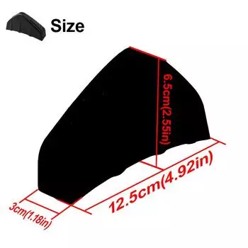 4 шт. ABS автомобильный модифицированный задний бампер диффузор спойлер задний бампер диффузор анти-столкновения автомобильный протектор