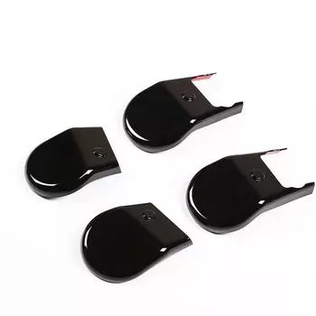 4 шт. АБС Черный Защитная крышка для винта крепления ножки сиденья автомобиля Декоративная накладка для Toyota Hilux Revo 2015-2021