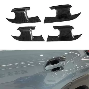 4 шт. ABS углеродного волокна наружная крышка чаши двери отделка для Subaru Crosstrek 2024 2024 автомобильные аксессуары CHINA