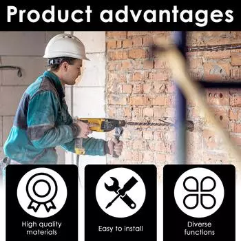 4 шт. Адаптер для электрического ключа и электрического молотка с квадратными и круглыми отверстиями, переходник для гнезда, переходная головка для патрона