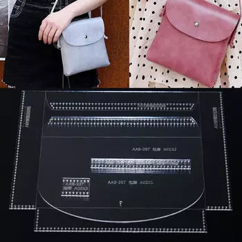 4 шт., акриловая сумка, трафареты, шаблон, принадлежности для рукоделия из кожи