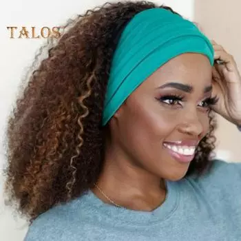 4 шт. эластичная мягкая повязка на голову, хорошая эластичная повязка на голову с узлом, однотонная эластичная моющаяся повязка на голову, аксессуар для волос 1