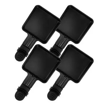 4 шт. электрическая сковорода для гриля для духовки, квадратная тарелка для барбекю, плавление сыра, приготовление пищи, жарка, противни для выпечки, маленькая сетка для плавления сыра чёрный