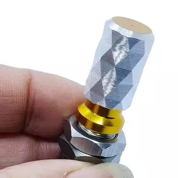 4 шт. алюминиевые автомобильные колпачки для воздушных клапанов, стержни, покрышки, обода для колес, ниппели для колес грузовиков, велосипедов, водонепроницаемые заглушки Airdust красный