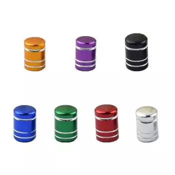 4 шт., алюминиевые автомобильные, мотоциклетные, велосипедные MTB шины, крышка клапана Шредера, крышка штока клапана красный