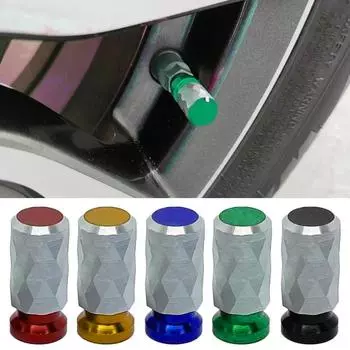 4 шт. алюминиевые автомобильные шины, колесные диски, колпачки для воздушных клапанов, колпачки для шин, чехлы для шин, ниппели для колес грузовиков, велосипедов, водонепроницаемые заглушки Airdust красный