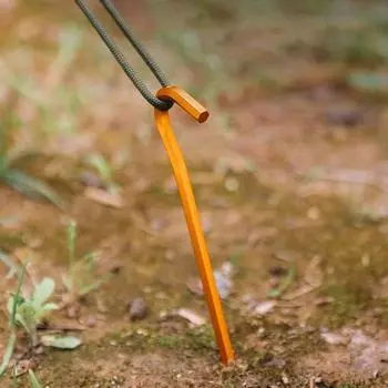 4 шт. алюминиевые колышки для палаток, нержавеющие, устойчивые к коррозии шестигранные стержни, легкие колышки для навеса 4pcs