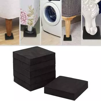4 шт. антивибрационные накладки для стиральной машины, амортизирующие накладки для стиральной машины, нескользящие защитные коврики, виброизоляционные коврики из ЭВА