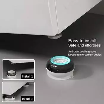 4 шт. антивибрационные накладки для стиральной машины, резиновые ножки для мебели, коврик Slipstop, бесшумный универсальный холодильник, опора, амортизаторы, подставка