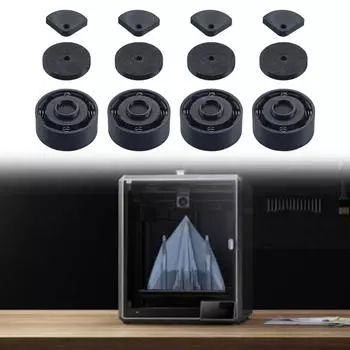 4 шт. антивибрационные ножки, техническое обслуживание деталей 3D-принтера, простая установка, сборка
