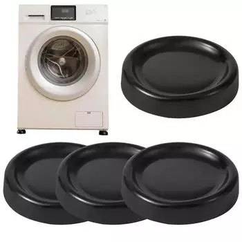 4 шт., антивибрационные подушечки для ног, резиновый коврик, бесшумные амортизаторы, подставка, универсальная подставка для стиральной машины, холодильника, мебели, подставка для ног