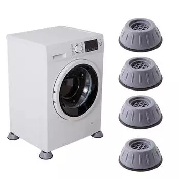 4 шт., антивибрационные подушечки для ног, водонепроницаемые подставки для ног, бесшумный противоскользящий коврик, поддержка стиральной машины, демпферы, подставка для мебели