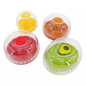4 шт. Авокадо Saver Holder Food Crisper Storage Box с прозрачной крышкой BPA