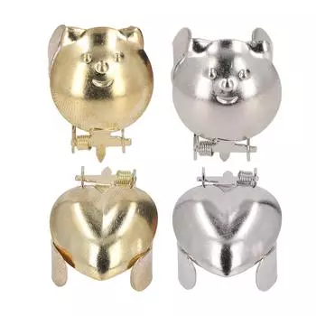 4 шт. автоматический гаситель свечей металлический изысканный автоматический гаситель свечей для диаметра 0,71 дюйма C Swine Shape Gold