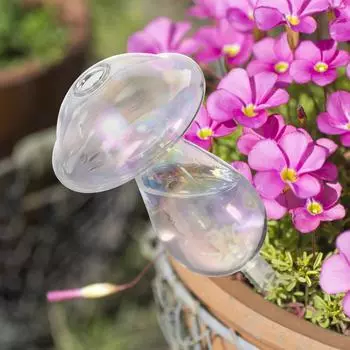 4 шт. Автоматический податчик воды для растений, самополив, капельное орошение для цветочного горшка, для помещений и улицы, в стиле гриба