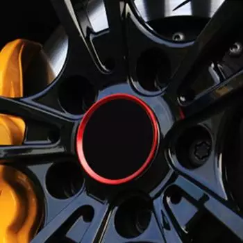4 шт. Автомобильная модифицированная ступица колеса декоративная круглая цветная алюминиевая сплавная кольцевая наклейка для BMW M E90 E91 E92 E93 M3 E60 автомобильный стиль