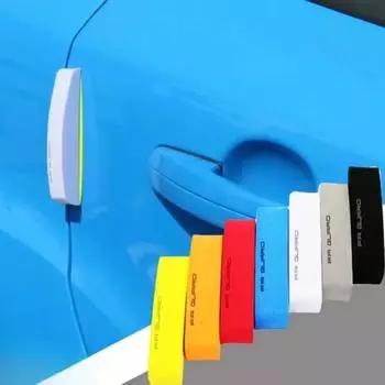 4 шт. автомобильная полоса для предотвращения столкновений из вспененного ЭВА, полоса для предотвращения столкновений, защитная полоса для двери автомобиля, наклейка для защиты от столкновений, украшение для автомобиля белый