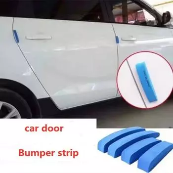 4 шт. автомобильная полоса для предотвращения столкновений из вспененного ЭВА, полоса для предотвращения столкновений, защитная полоса для двери автомобиля, наклейка для защиты от столкновений, украшение для автомобиля белый