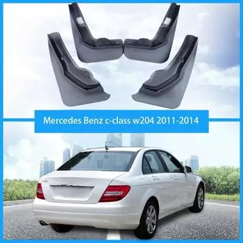4 шт. Автомобильные аксессуары для Mercedes Benz C-class W204 Брызговики Подкрылки Брызговики Автомобильный стиль 2011-2014