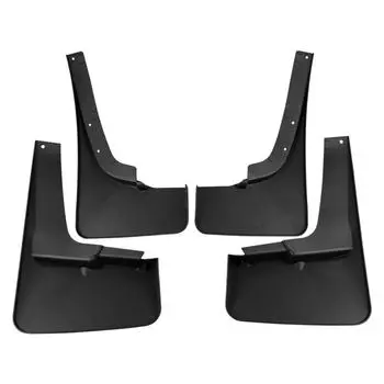 4 шт. автомобильные брызговики, брызговики, брызговики с набором винтов, передние и задние боковые брызговики, совместимые с Ranger 2019-2024 чёрный