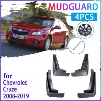 4 шт. автомобильные брызговики для Chevrolet Cruze 2008 ~ J300 2009 2010 2011 брызговики крылья автомобильные аксессуары 2008-2015 J300
