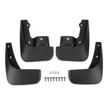 4 шт. автомобильные брызговики для колес, ударопрочные, передние и задние защитные черные брызговики, комплект для Jimny 1998–
